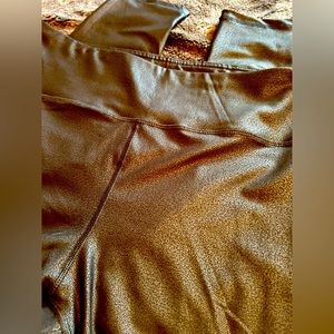 Black Leggings “Pebble Printed” 2X